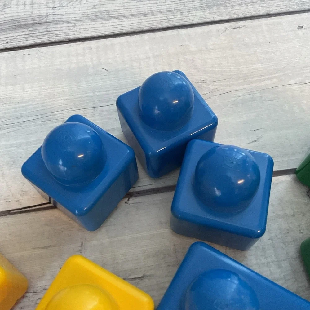 Lego Primo Blocks Lot Of 12 Lady Bug Rattle‎ Baby Toddler Assorted Colors